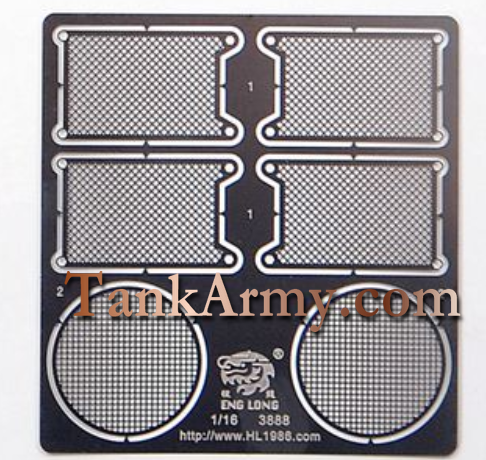 (Factory Price) Metal debris screens / photo etched grills for King Tiger